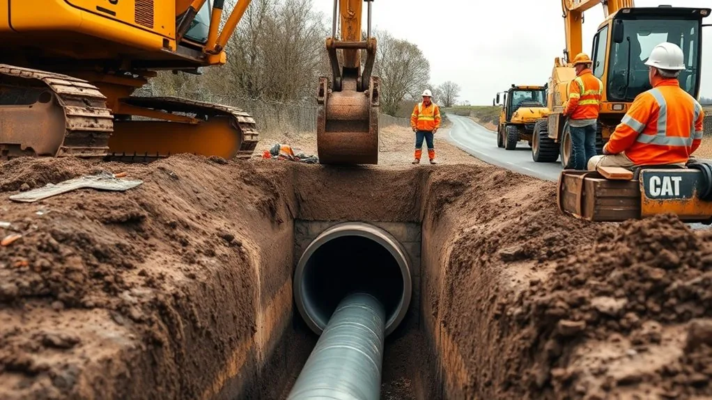 Pipe Ramming in Paddock Wood | Driving Pipes Under Roads, Walls & Buildings
