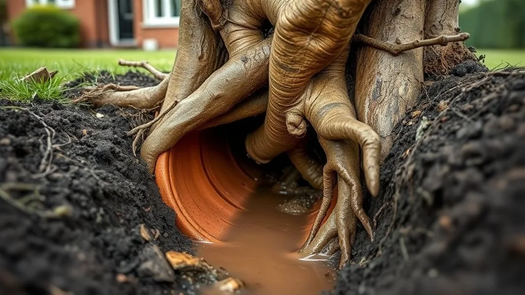 Tree Root Damage in Drains | Detection & Removal in Paddock Wood